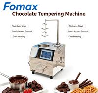 Contrôleur de température pour chocolat en acier inoxydable à prix d'usine / Machine à chocolat électrique à cascade
