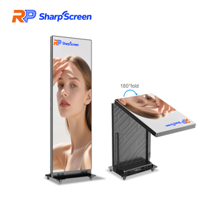 Pantalla LED para Exteriores de Alto Brillo P2.5, Cartel Digital Plegable a Todo Color, Visibilidad Diurna, Gráficos para Tiendas Minoristas - Product Image 1