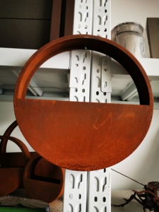 Support mural pour plantes en acier résistant aux intempéries, en métal CNC, pour pot de fleurs <span class=keywords><strong>suspendu</strong></span> - Product Image 6