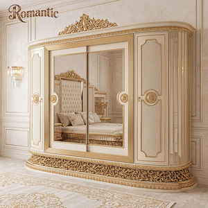 Mobili per Camera da <span class=keywords><strong>Letto</strong></span> in Stile Turco di Lusso, <span class=keywords><strong>Letto</strong></span> Dorato Champagne con Base a Doghe Metalliche per Interni di Ville e Palazzi di Lusso - Product Image 4
