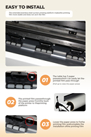 Printer Kaos DTF A3 30cm New Colorking XP600 Head Full-Automatic Kompatibel Epson Roll-to-Roll PET Film