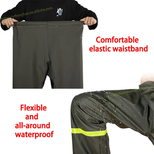 High Waterproof <strong>PVC</strong> Knitted Fabric <strong>Raincoat</strong> Heavy Duty <strong>Raincoat</strong> Durable <strong>Raincoat</strong> - Product Image 3