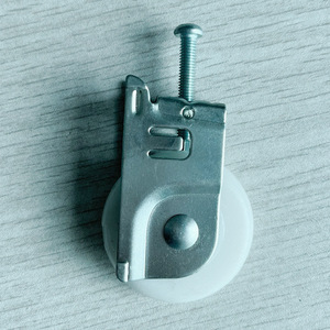 Roulette de porte-fenêtre en fer HL001, accessoire de roue de rail pour porte coulissante de douche/salle de bain - Product Image 1