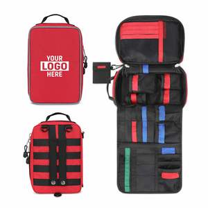 กระเป๋าพยาบาลคุณภาพสูงแบบ Molle พร้อมโลโก้สั่งทำ กระเป๋าแพทย์เปล่า IFAK กระเป๋าขนาดเล็กแบบยุทธวิธี ขายส่ง กระเป๋าแพทย์สำหรับกรณีฉุกเฉินพร้อมโลโก้ - Product Image 1