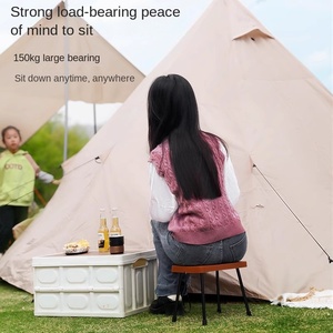 เก้าอี้พับ<span class=keywords><strong>ได้</strong></span>น้ำหนักเบาขนาดเล็กพกพา<span class=keywords><strong>ได้</strong></span>สำหรับตั้งแคมป์กลางแจ้งเก้าอี้<span class=keywords><strong>พับ</strong></span><span class=keywords><strong>ได้</strong></span>ขนาดเล็กสำหรับ<span class=keywords><strong>นั่ง</strong></span>ในสวนชายหาดเดินป่าทำบาร์บีคิว - Product Image 2