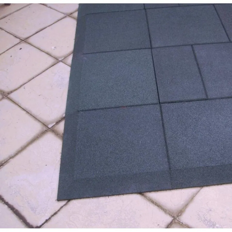 Boden matte Betons tempel form Gummi matte Laufband elastische Turnhalle Schießstand Ausrüstung