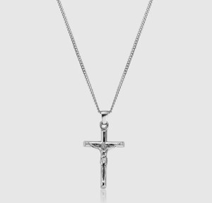 Hot Koop Rvs Waterdichte Jezus Hanger Ketting 18K Vergulde Charme Kruisbeeld Mannen Ketting Voor Cadeau - Product Image 6