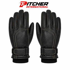 Guantes de Piel de Vaca Personalizados, Guantes de Invierno Aislantes para Minoristas de Moda, Suministro al por Mayor con Marca Privada - Product Image 1