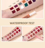 Lápiz Labial Líquido Mate de Terciopelo, Resistente al Agua, Antiadherente, de Larga Duración, Venta al Por Mayor para Europa y Estados Unidos