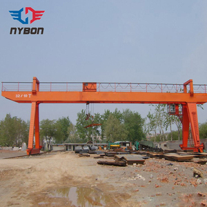 Grue <span class=keywords><strong>portique</strong></span> à double poutre mobile de 30 tonnes pour le levage de caisses <span class=keywords><strong>en</strong></span> <span class=keywords><strong>bois</strong></span> avec palan électrique - Product Image 3