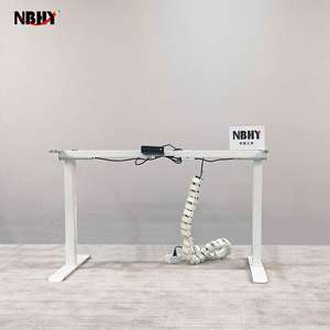 Escritorio de pie eléctrico moderno de 120cm Escritorio de oficina ajustable en altura ajustable para sentarse - Product Image 1