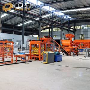 QT6-15 Fly Ash bê tông Máy làm gạch hoàn toàn tự động làm gạch máy khối dây chuyền sản xuất - Product Image 5