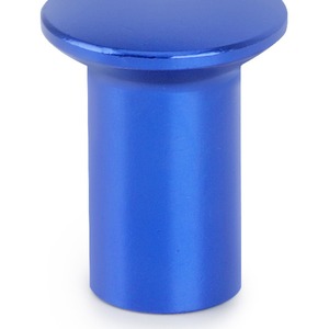 Aluminum Alloy Button Type Handbrake Cover Blue For Toyota Car <b>Gear</b> <b>Knob</b> YC102286 - Product Image 1
