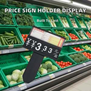 Portaetiquetas y Etiquetas de Precio de Alta Calidad con Tira de Datos para Estantes de Supermercado - Product Image 4