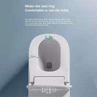 Capteur automatique chasse d'eau ouverte salle de bain électrique japonais une pièce intelligente Wc commode cuvette de toilette automatique toilette intelligente