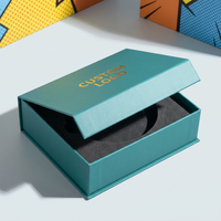 Boîte cadeau rigide en papier personnalisée, recyclable, pliable, avec fermeture magnétique de luxe, pour vêtements