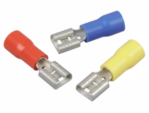 Échantillons gratuits de connecteurs rapides femelles isolés au vinyle <span class=keywords><strong>FDV</strong></span>, en cuivre étamé mat, frais de port déduits de la prochaine commande - Product Image 1