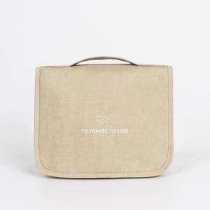 Foldable Holiday Travel <b>Toiletry</b> <b>Bag</b> with Carry Handle Wash <b>Bag</b> for <b>Men</b> and Women Customized Logo Cosmetic <b>Bag</b> - Product Image 5
