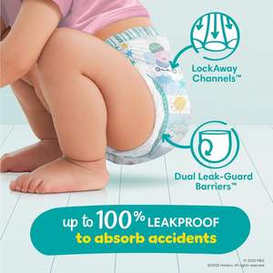 กางเกงซับฉี่เด็กผู้หญิง Pampers Easy Ups ไซส์ 5T-6T ผ้าฝ้าย สำหรับฝึกการขับถ่าย ป้องกันการรั่วซึม สำหรับเด็กวัยเตาะแตะ - Product Image 4