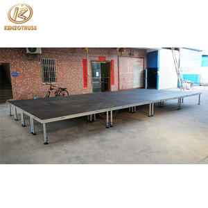 Plate-Forme de Scène Portable En Aluminium avec des Roues pour le Spectacle - Product Image 4