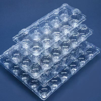 Plateaux à Œufs en Plastique Transparent PET de Gros d'Usine, Boîte Réutilisable pour 15 Œufs de Poule
