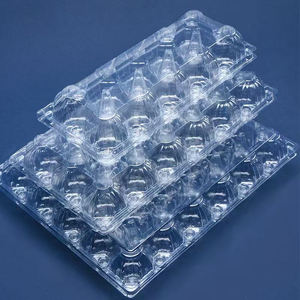 Nhà Máy Bán buôn Pet rõ ràng nhựa thực phẩm khay trứng gà trứng chủ hộp tái sử dụng đóng gói cho 15 lỗ trứng - Product Image 5