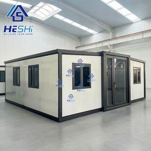 Maison préfabriquée mobile isolée de 20 pieds et 40 pieds, extensible, conteneur, bungalow préfabriqué, maison à 5 chambres, appartement pour grand-mère - Product Image 1