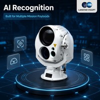Stabilisateur optique compact et léger EO Tracking Gimbal, caméra visible avec zoom 30X, télémètre laser, reconnaissance IA, équipement optique stabilisé