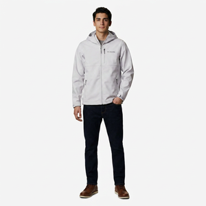 Veste softshell pour homme Finer Threads, imperméable, à capuche, en polaire, 100% coton, unie, vintage - Product Image 1