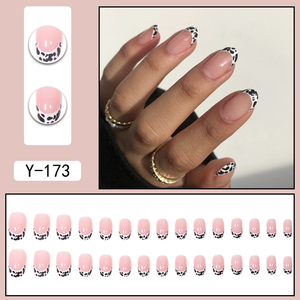 <span class=keywords><strong>Uñas</strong></span> postizas de bailarina, color de <span class=keywords><strong>vaca</strong></span> a juego, nuevo diseño 2024 OEM, prensa artificial en las <span class=keywords><strong>uñas</strong></span> - Product Image 4