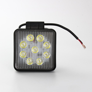 ไฟทำงาน LED สี่เหลี่ยมขนาด 4 นิ้ว ยี่ห้อ Kexin 9-LED แรงดันไฟฟ้า DC 12V กันน้ำ สำหรับรถขุด - Product Image 1