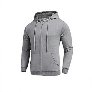 Custom Logo Men's Anti-Pilling <b>Polyester</b>/Cotton Hooded Pullover Tracksuit Set Adjustable Waist Lightweight Full-Length <b>Joggers</b> - Product Image 4