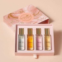 Boîte d'emballage de luxe, impression personnalisée, emballage d'échantillon de parfum, boîte de tiroir d'emballage de cosmétiques rose