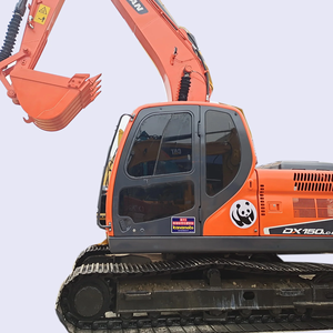 Excavadora de cadenas usada Daewoo Doosan DX150 de 15 toneladas con motor, caja de cambios, bomba, cojinete y acoplador rápido Doosan - Product Image 1