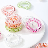 XINZHEN 6 couleurs téléphone fil ligne spirale cheveux cravates pour femmes élastiques bandes de cheveux chouchous cheveux bijoux accessoires
