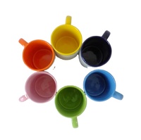 Mug en céramique imprimable par sublimation multicolore
