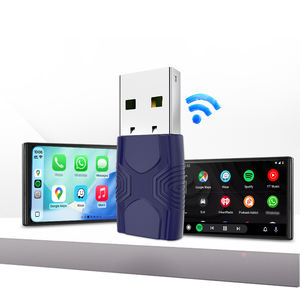 Conector inalámbrico Carlinkit Mini Ultra2 2 en 1 para CarPlay con cable a inalámbrico, adaptador Android Auto USB, caja AI para CarPlay con USB para Waze y Spotify - Product Image 1