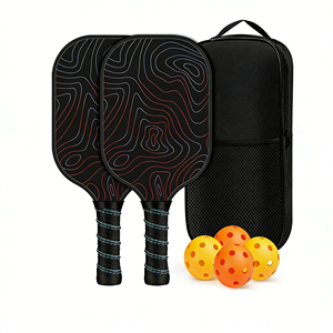 Set de Equipamiento de Pickleball de Grafito de Primera Calidad para Mujeres con Absorción de Impactos y Control de Efecto, Incluye Paquete de Regalo con 2 Raquetas - Product Image 1