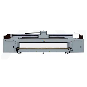 Full colour uv printing cloth machine uv fabric roll to roll printing machine for Light sheets, car stickers soft films