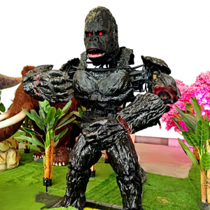 Modelo Animatrónico de King Kong de Alta Gama, Gorila Realista de Tamaño Real, Estatua de <span class=keywords><strong>Animal</strong></span> con Impresión 3D para Parques de Atracciones - Product Image 2