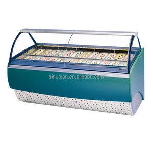 Congelador Exhibidor de Helados y Gelatos Italianos Personalizable en Oferta, Enfriamiento por Aire, Vidrio Templado, Descongelación Automática - Product Image 4