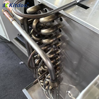 Tube de refroidissement en acier inoxydable CO2 Ammoniac Evaporateur Copeland Emerson Compressor 380V Motor for Coldroom