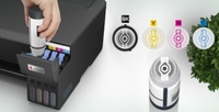Perlengkapan Printer kantor mesin Printer Inkjet warna A4 L1258 dengan Wifi
