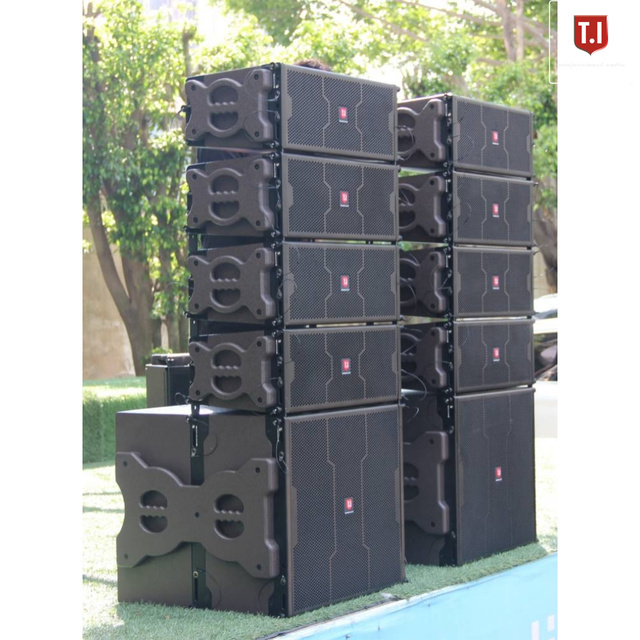 Professional Audio Powerful Pa System Outdoor Concert Active Line Array Speaker Sound System Dual 5 Inch Ce Wood Modern 500W