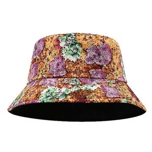 Bohemian New Print Bucket <b>Hat</b> Diamond Double Sided Fisherman <b>Hat</b> Reversible - Product Image 5