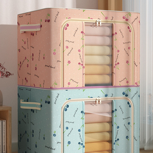 Meilleures ventes : Organiseur de rangement pour vêtements, sacs de rangement empilables avec cadre métallique pliable - Product Image 1