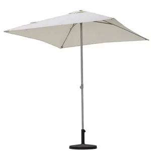 Courtyard parasol outdoor beach square push mid pole umbrella