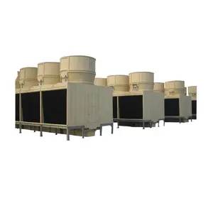 High Quality 250T FRP Industrial Square Cross Flow Cooling Tower System