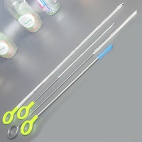 Brosse de nettoyage jetable de haute qualité et écologique pour canules d'endoscopie et de liposuccion, brosses pour instruments médicaux Longshua