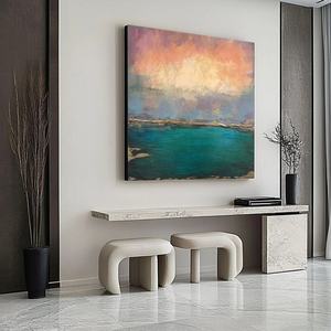 Art mural 3D contemporain, carré, abstrait, minimaliste, fantaisie, décoration personnalisée, art mural moderne pour la décoration de la maison et la galerie - Product Image 6